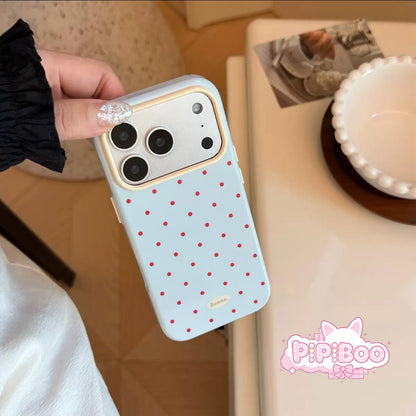 Cute dot ins style phone case for iPhone