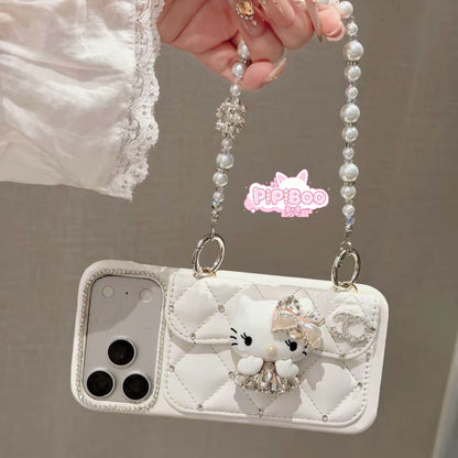 HK dimond snowflake bracelet phone case for iPhone