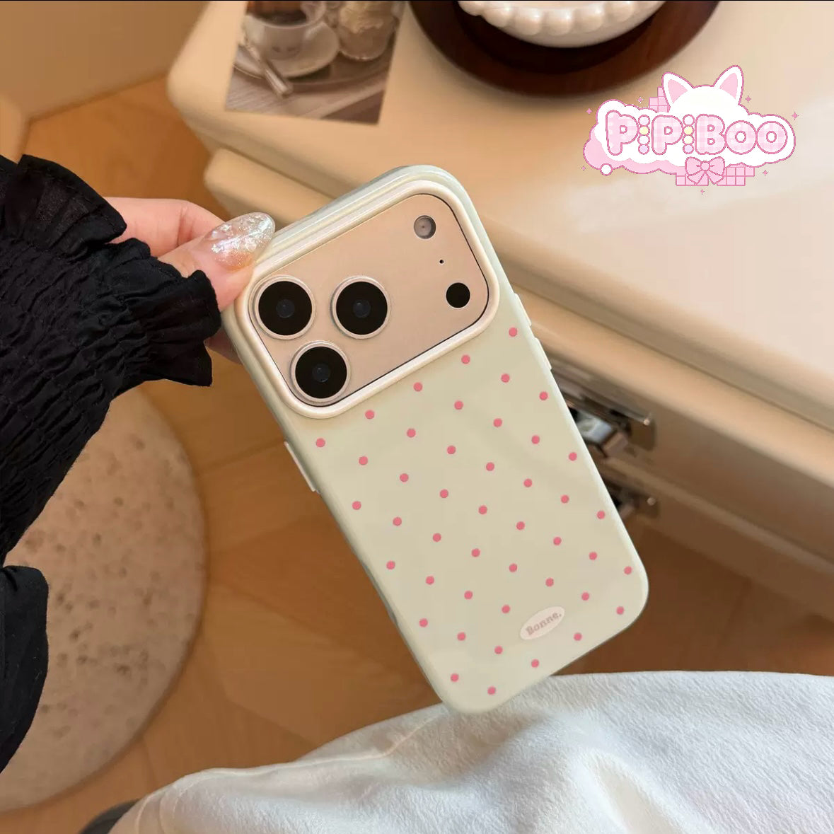 Cute dot ins style phone case for iPhone