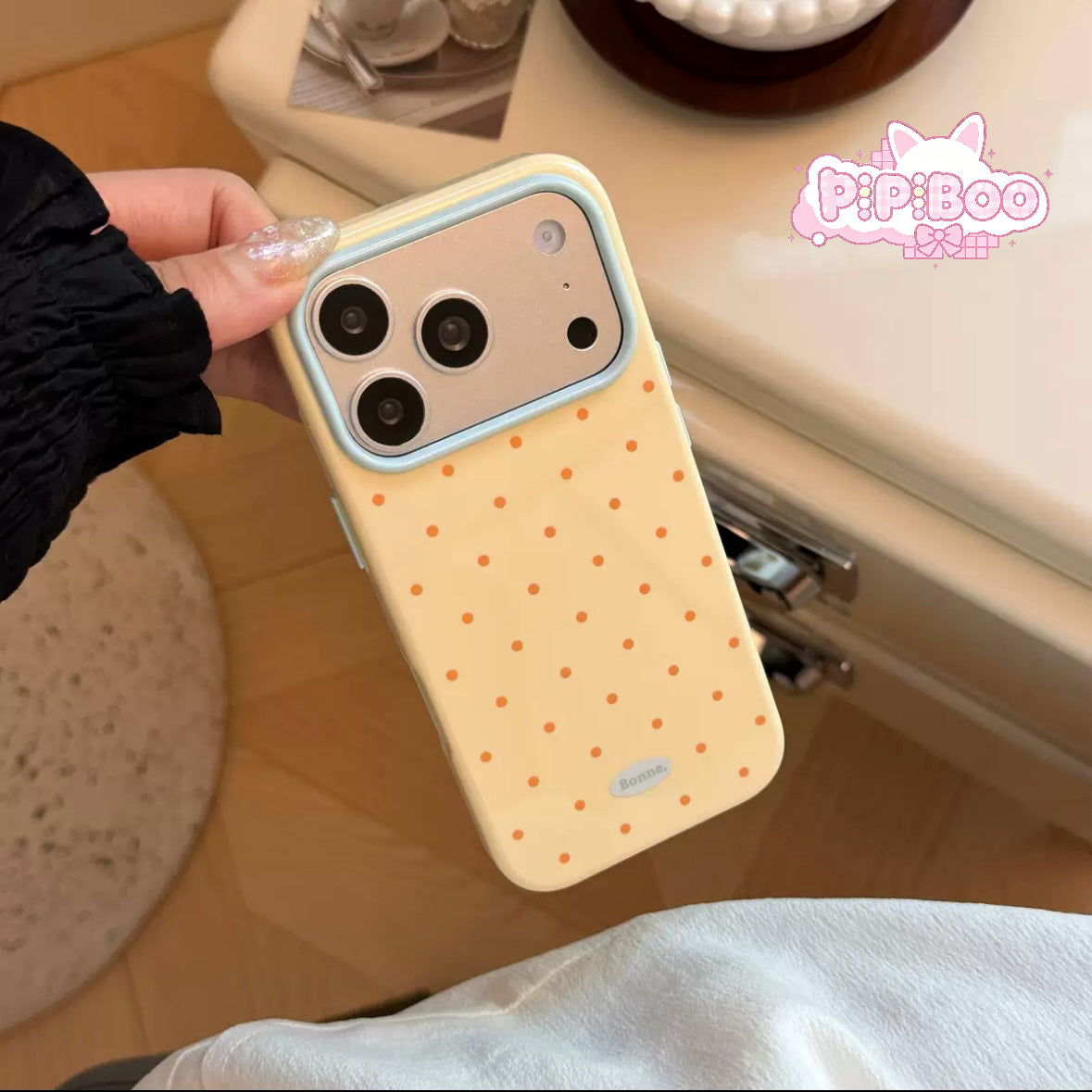 Cute dot ins style phone case for iPhone
