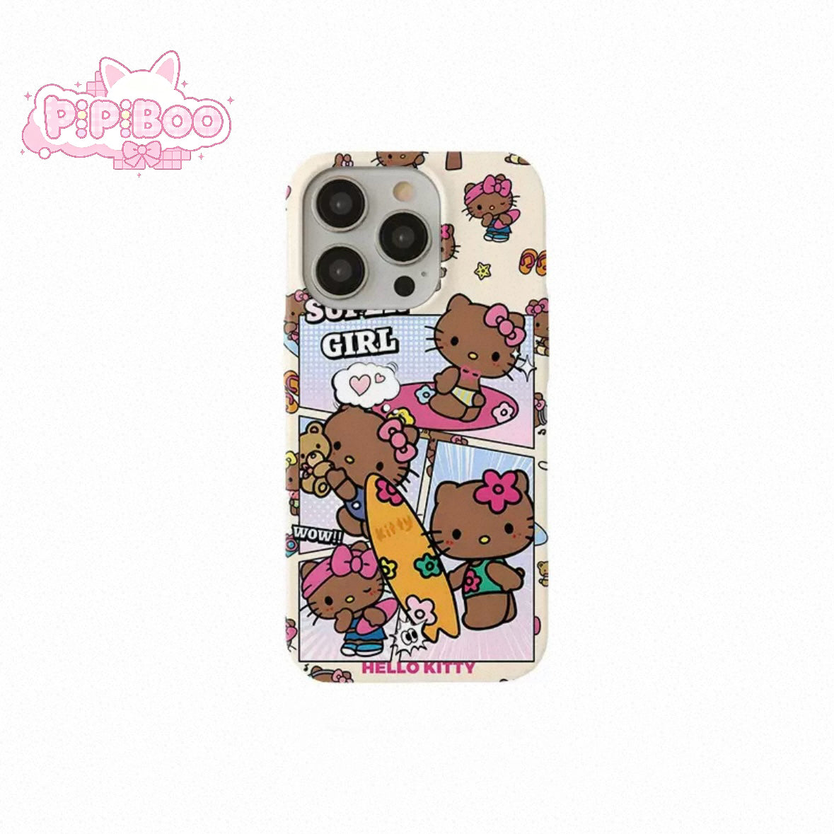 Y2K Hawaiian Tan HK Surf Girl Phone Case