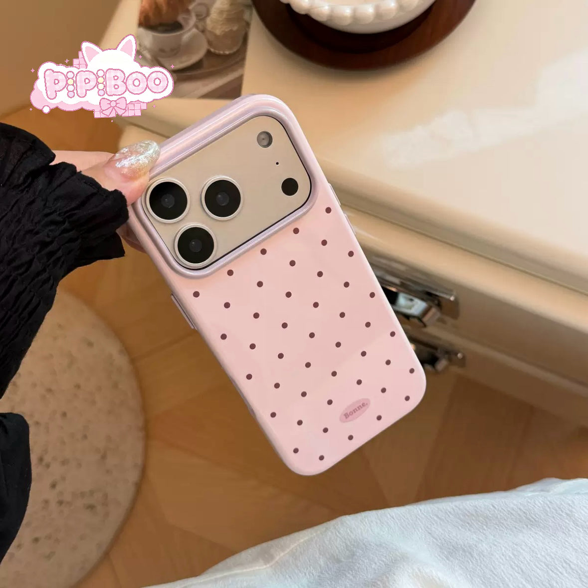 Cute dot ins style phone case for iPhone
