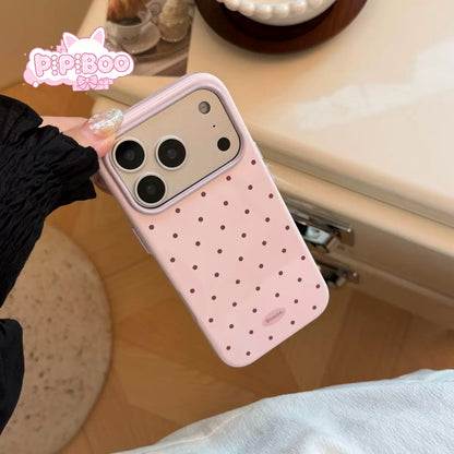 Cute dot ins style phone case for iPhone