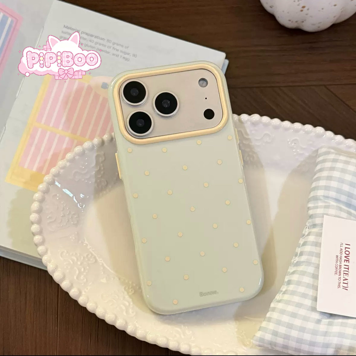 Cute dot ins style phone case for iPhone