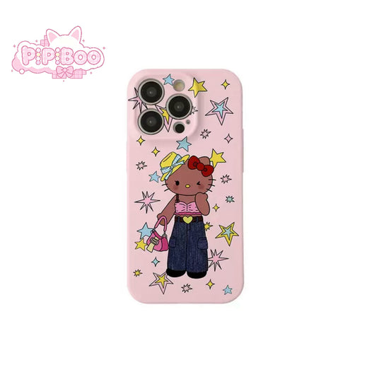 Y2K Tan HK Star Phone Case For iPhone