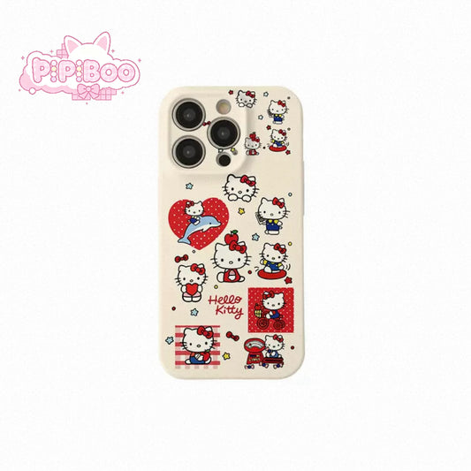 Retro Sticker HK Collage Phone Case For iPhone