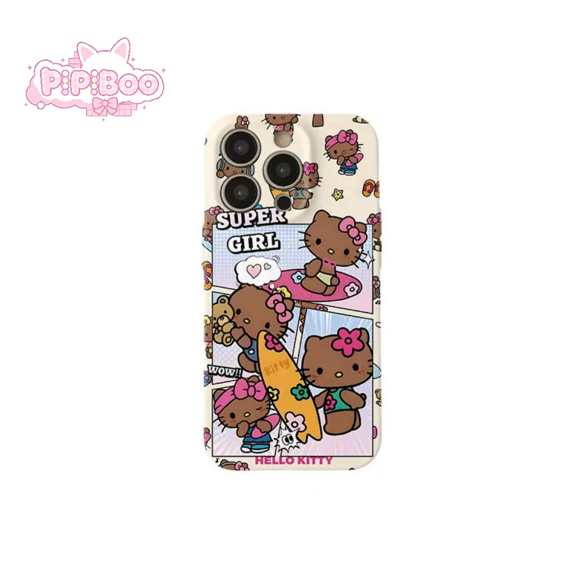 Y2K Hawaiian Tan HK Surf Girl Phone Case