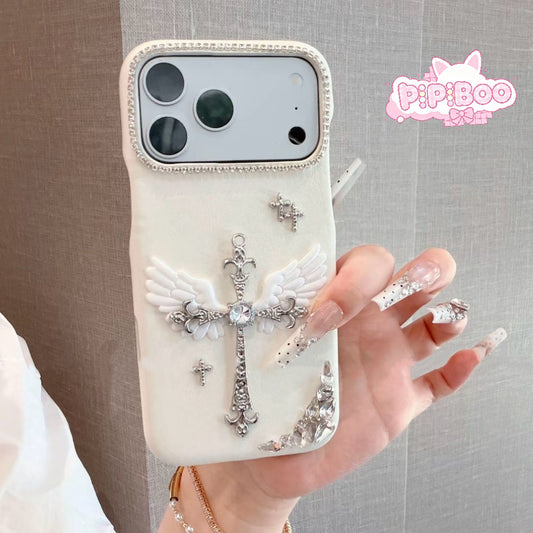 Angel swing cross phone case for iPhone
