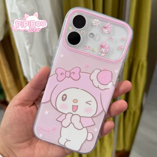 Pink my melody phone case for iPhone